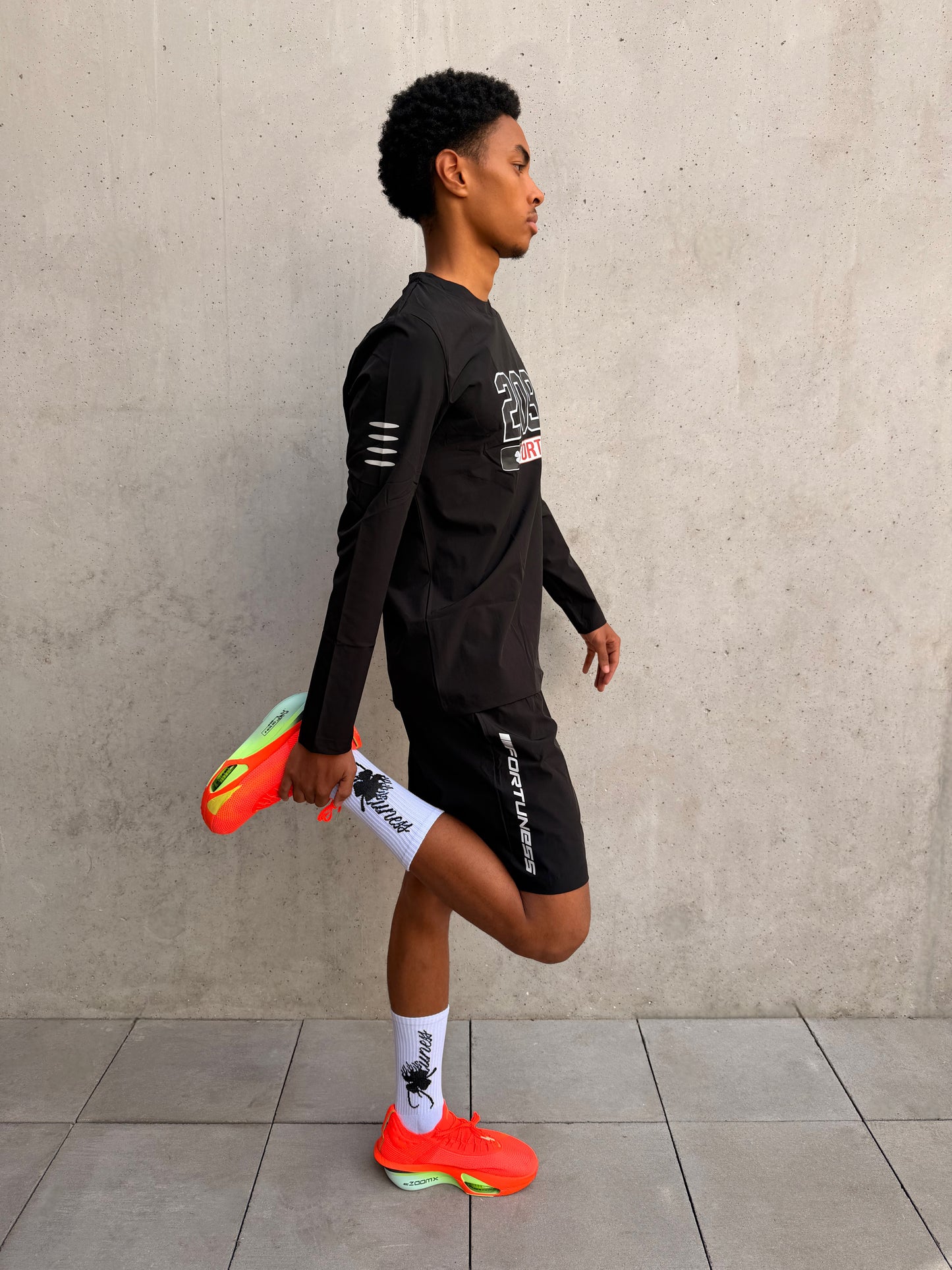 US RUNNING SET BLACK