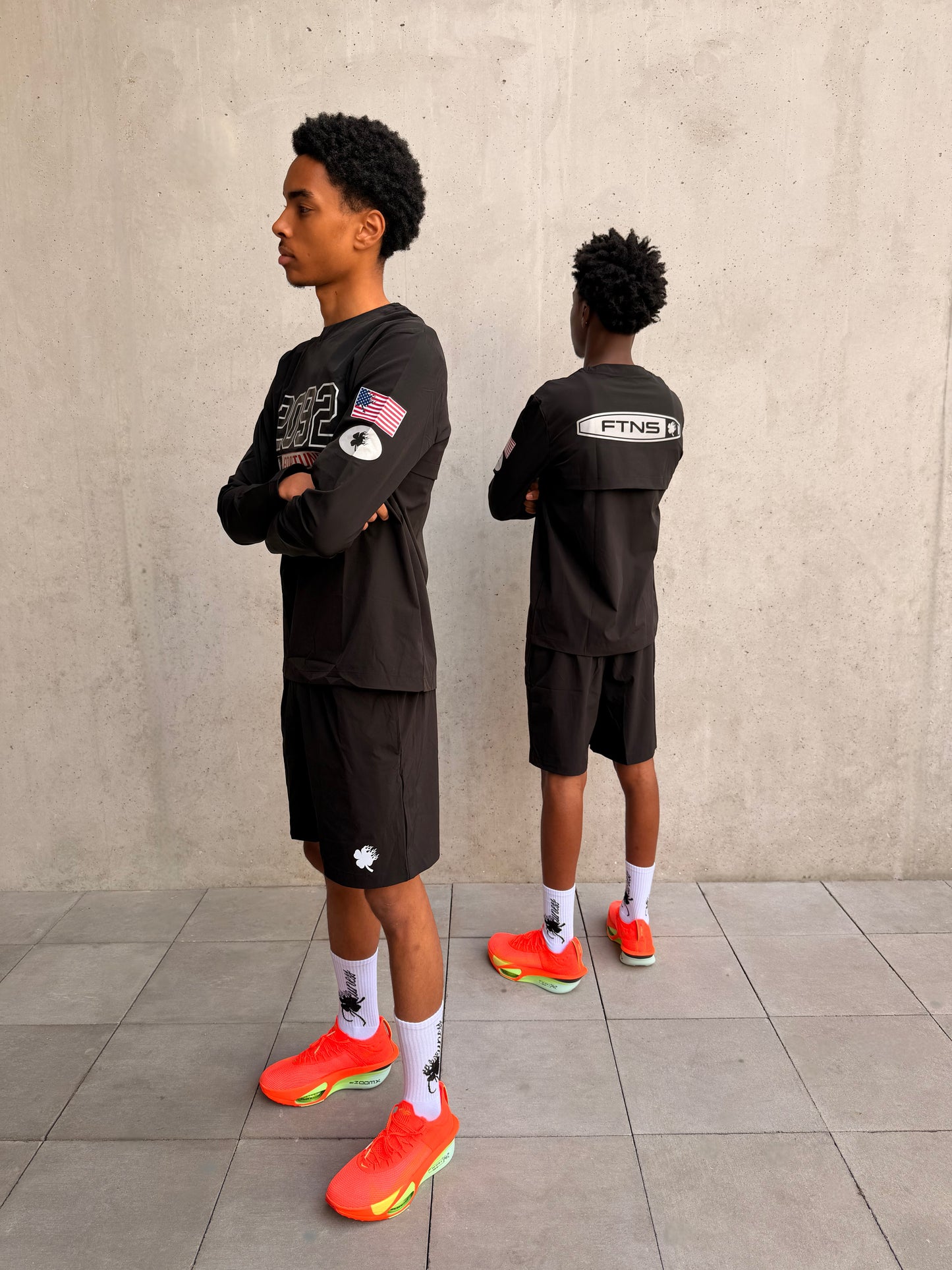 US RUNNING SET BLACK