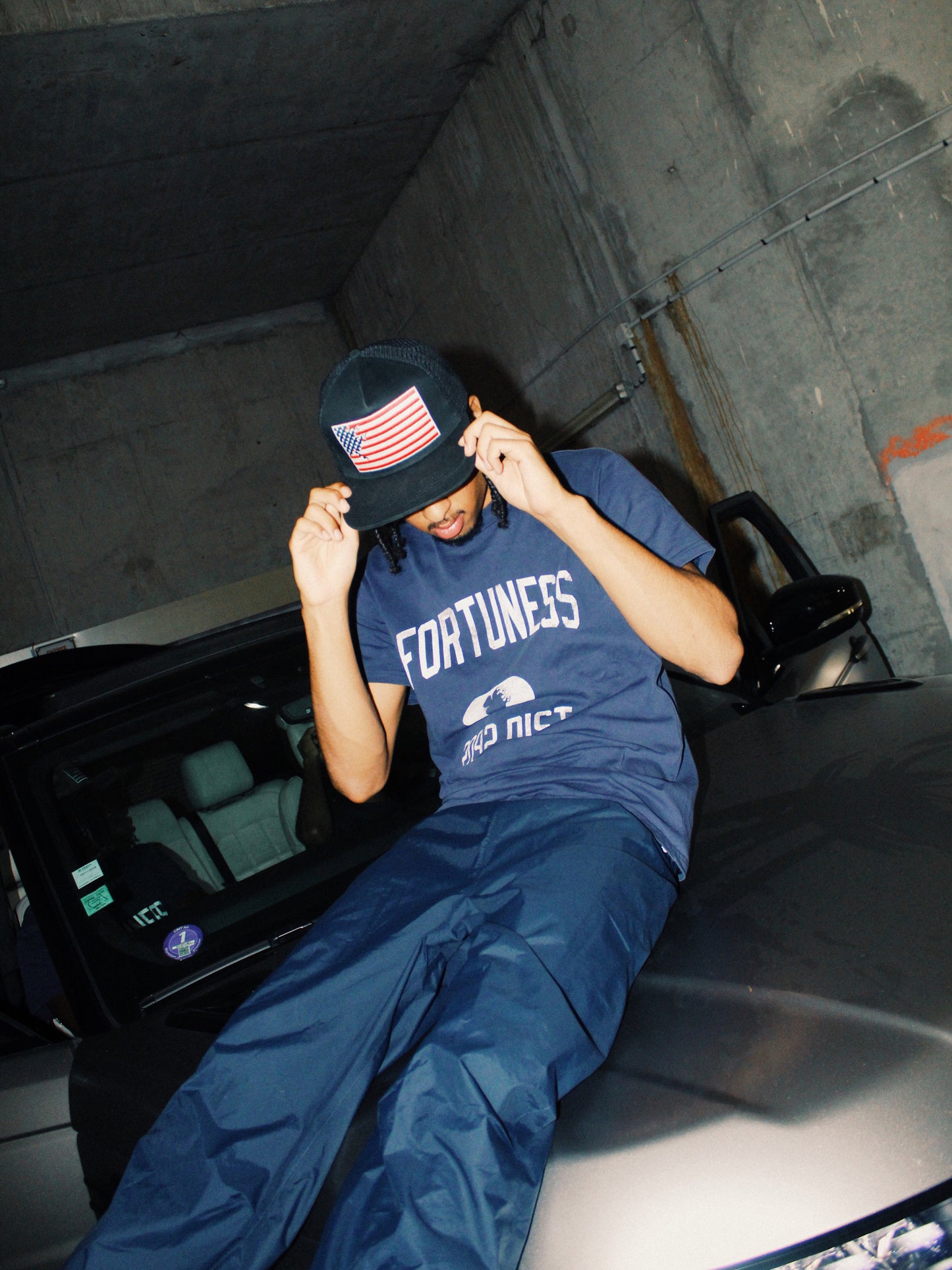 US HAT BLACK